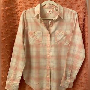 Brand New Levi Boyfriend Fit Plaid Shirt